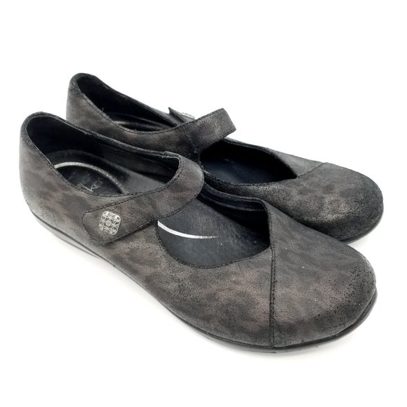 DANSKO Mary Jane Comfort Shoes Opal Metallic Leopard Women's size 37 US 6.5 EUC - Picture 3 of 11